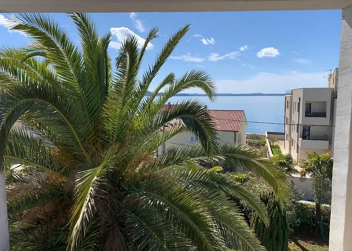 With Large Seaview Terrace Apartment Zadar